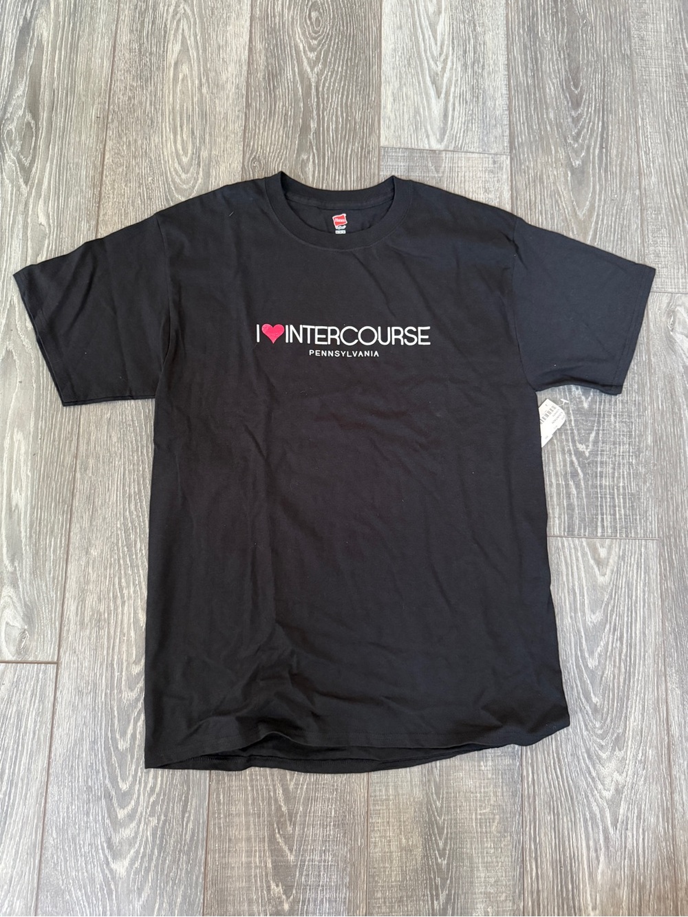 Hanes Black Graphic T-Shirt